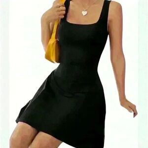 Sexy party cocktail Suzy sheer bustier dress with  pockets size medium